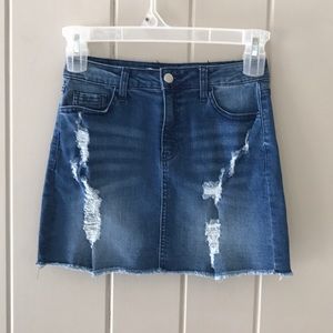 Tinseltown Denim Mini Skirt